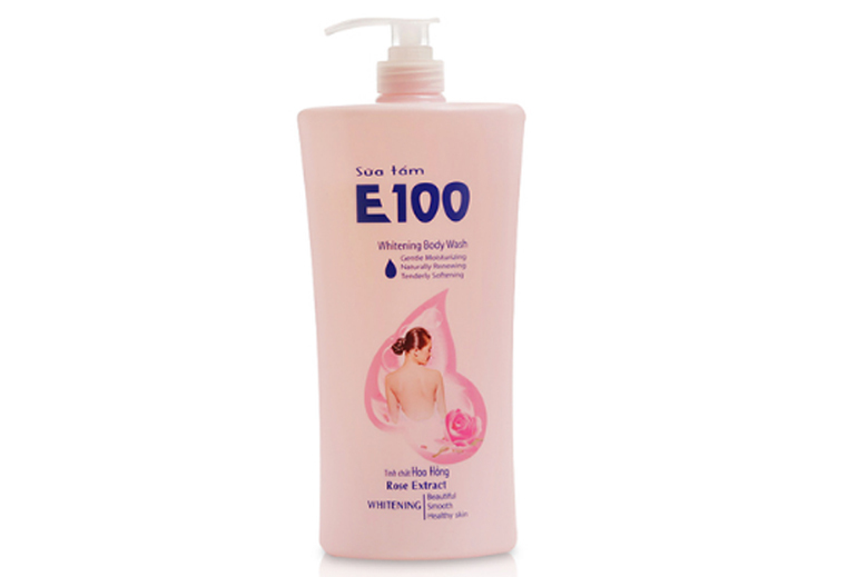 sữa tắm màu hồng E100