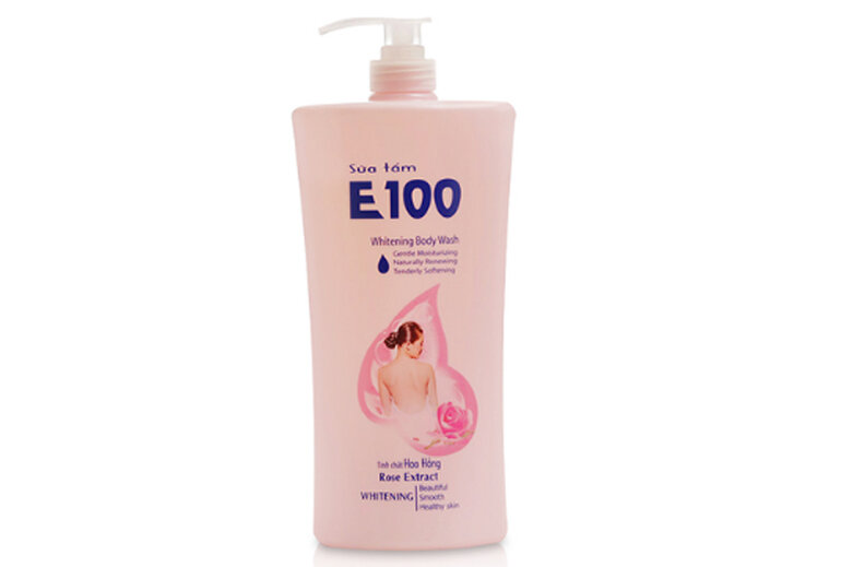 Sữa tắm E100 color hồng