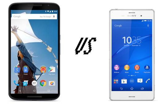 So sánh Nexus 6 và Sony Xperia Z3 