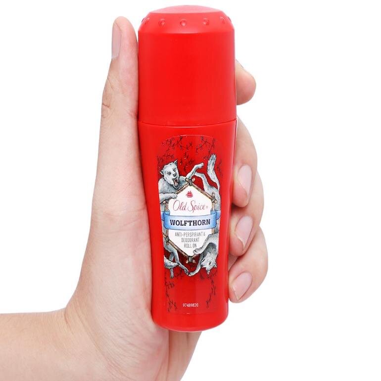 Lăn khử mùi Old Spice Wolfthorn ngăn tiết mồ hôi hiệu quả