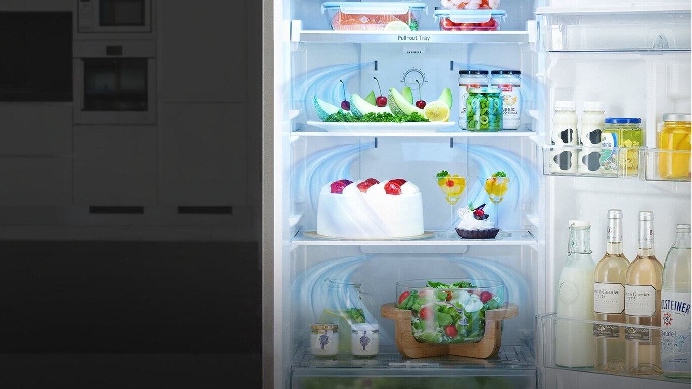 Tủ lạnh LG Inverter 613 lít GR-B247JDS có công nghệ làm lạnh ba chiều 