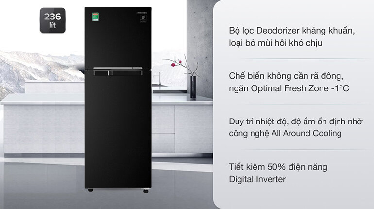 Tủ lạnh Samsung Inverter 236l RT22M4032BU/SV được trang bị nhiều công nghệ làm lạnh hiện đại