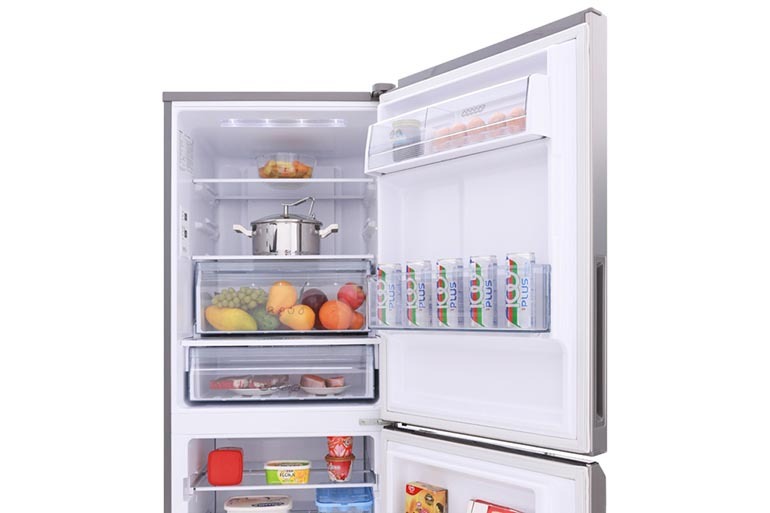 Biến tần tủ lạnh Panasonic 255 lít nr-bv289qsv2 bảo quản thực phẩm tươi trong một thời gian dài