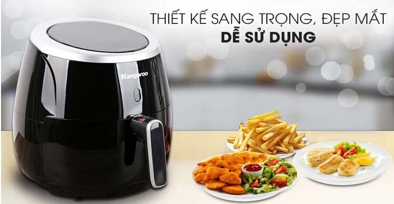 Nồi chiên Kangaroo KG52AF1A – Sự lựa chọn hoàn hảo cho gia đình bạn nồi chiên không dầu Kangaroo KG52AF1A