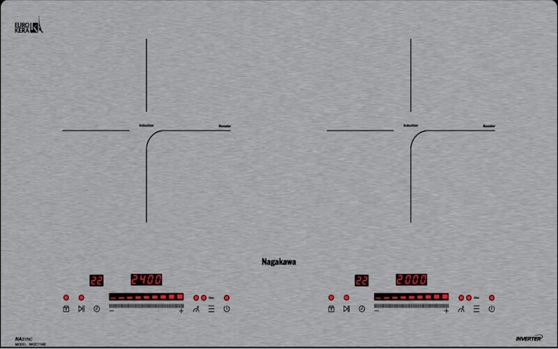 Bếp đôi điện từ Nagakawa NK2C11ME