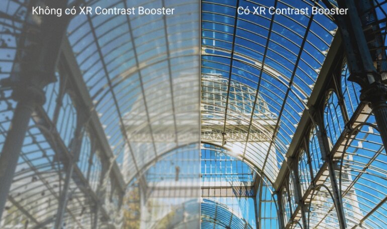 Công nghệ tương phản XR Contrast Booster mang đến hình ảnh chân thực