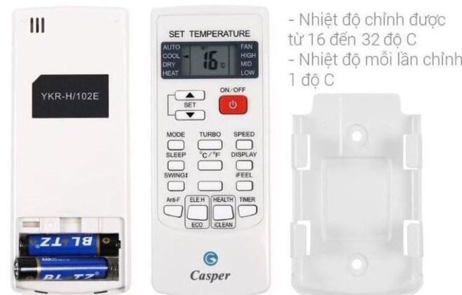 điều hòa casper ykr-h/102e