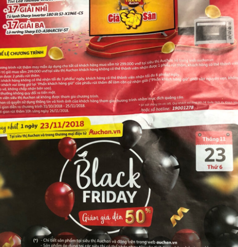 Khuyến mãi Black Friday 2018 tại các siêu thị