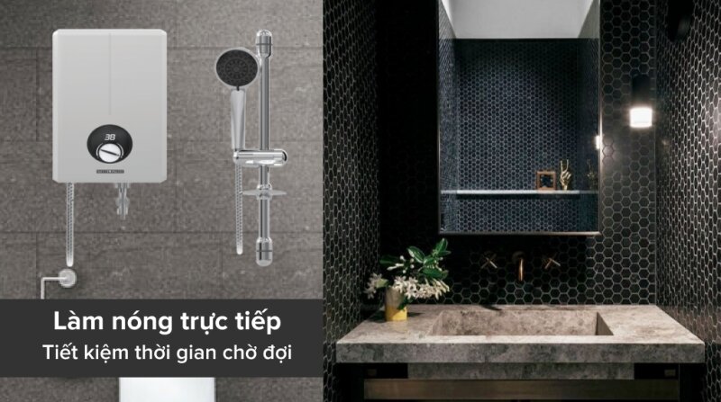 Đánh giá ưu và nhược điểm của bình nóng lạnh trực tiếp Stiebel Eltron XGL 45 EC