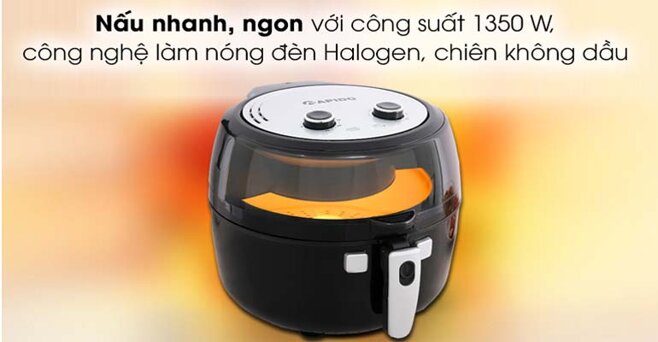 nồi chiên không dầu Rapido RAF6.5M