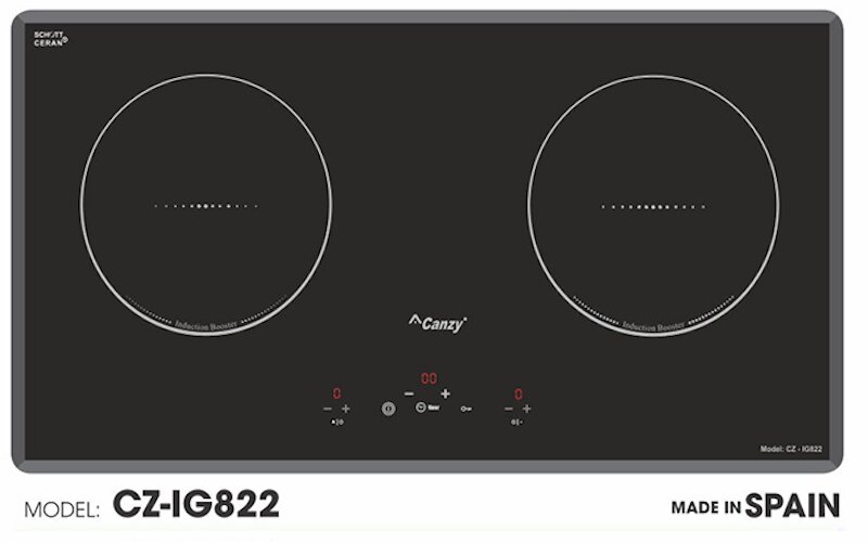Bếp từ Canzy CZ-IG822 thiết kế sang trọng, công nghệ tiên tiến