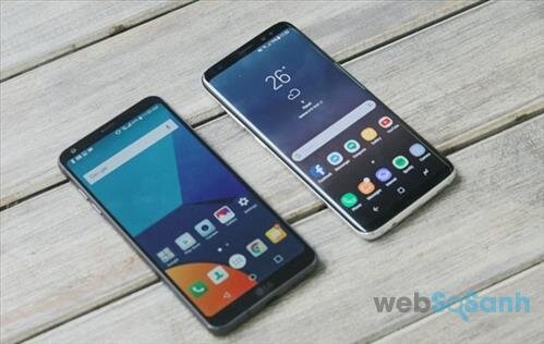 so sánh thiết kế samsung s8 và lg g6 