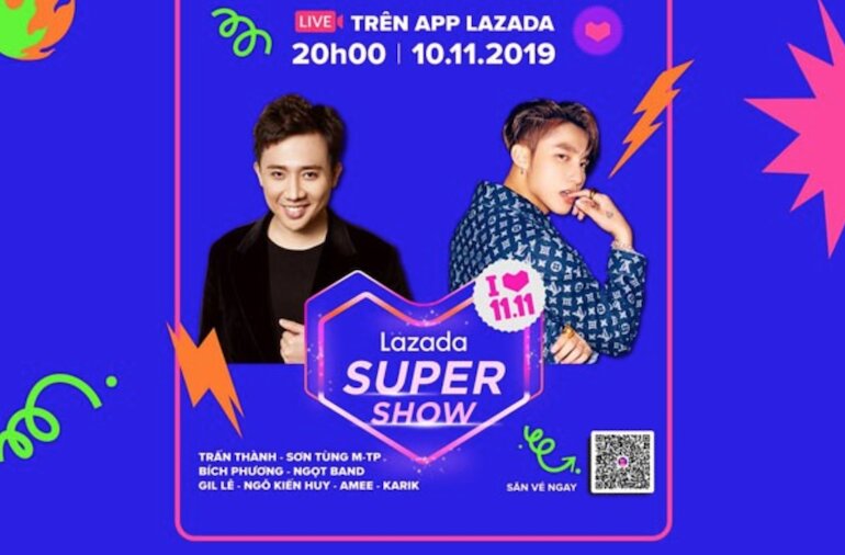 Lazada khuyến mãi 11/11: Đại tiệc mua sắm