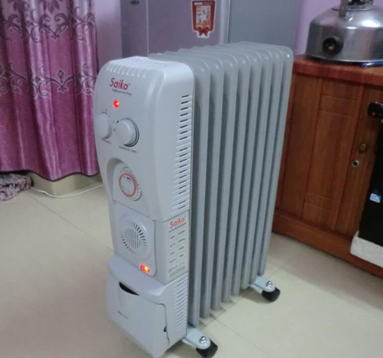 Máy sưởi dầu Saiko OR-5211T - 11 thanh, 2300W