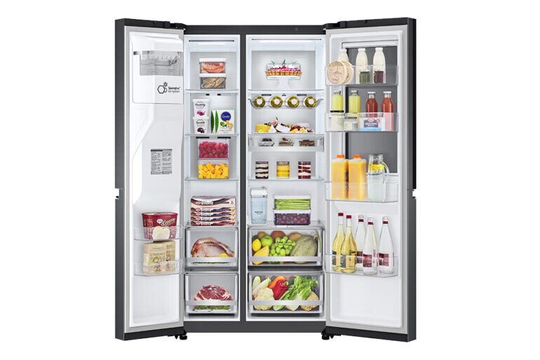 Tủ lạnh LG GR-X257MC 2022 là tủ lạnh dung tích lớn nhưng khả năng tiết kiệm điện lại tương đương