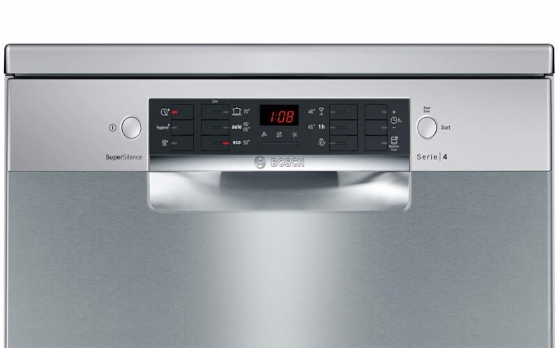 Trải nghiệm đỉnh cao với máy rửa bát độc lập 14 bộ Bosch SMS46NI03E Serie 4