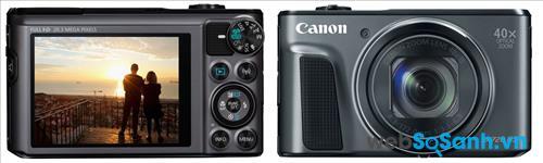 Máy ảnh compact Canon PowerShot SX720 HS có một cơ thể chắc chắn kết hợp giữa nhựa và kim loại
