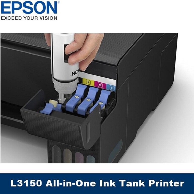 Bình mực của máy in phun màu Epson EcoTank L3150