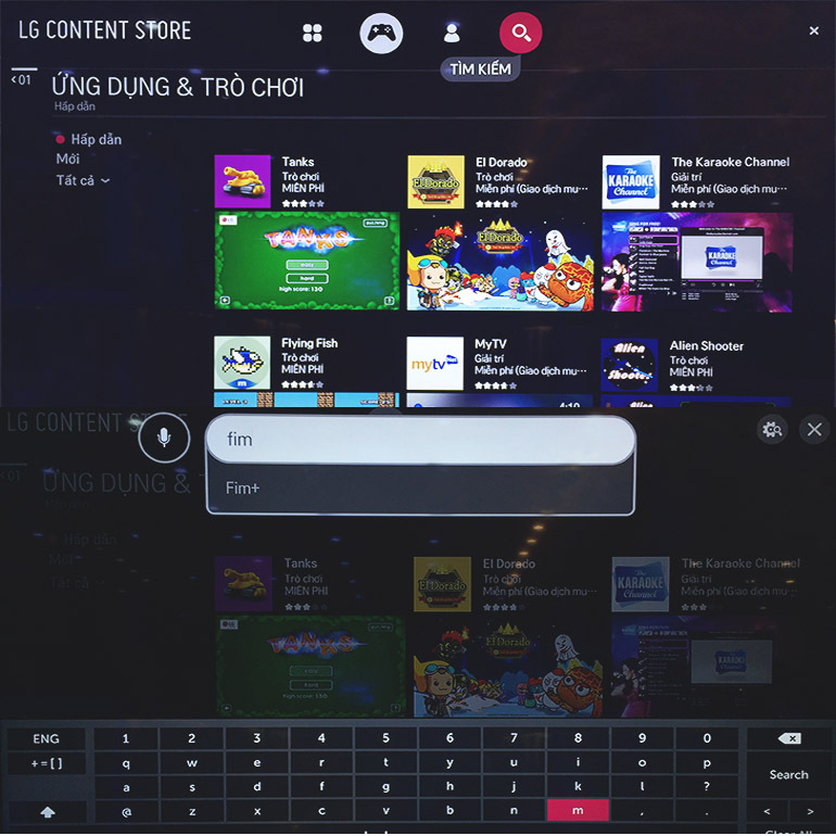 Hướng dẫn cách tải ứng dụng trên smart tivi LG 2018