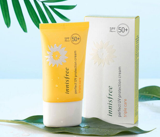 Kem chống nắng kiềm dầu Innisfree Triple Care