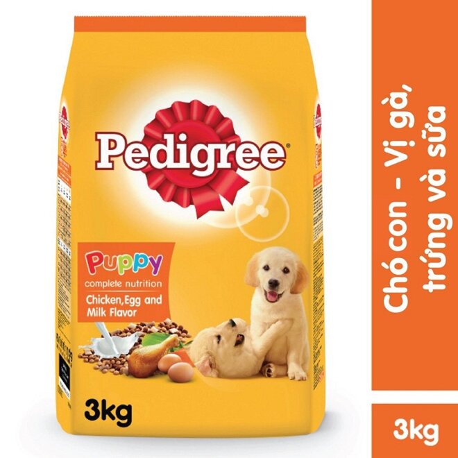 Thức ăn khô cho chó con vị gà, trứng và sữa Pedigree