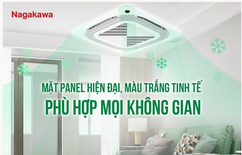 6 tính năng nổi bật của điều hòa âm trần Nagakawa NT-C28R1T20