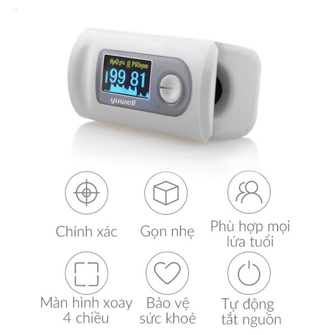 Máy đo nồng độ oxy trong máu Yuwell YX301