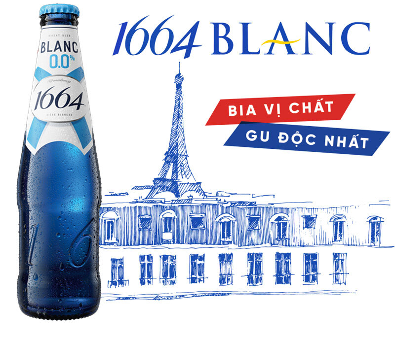 Đôi nét về sản phẩm bia 1664 Blanc 0.0%