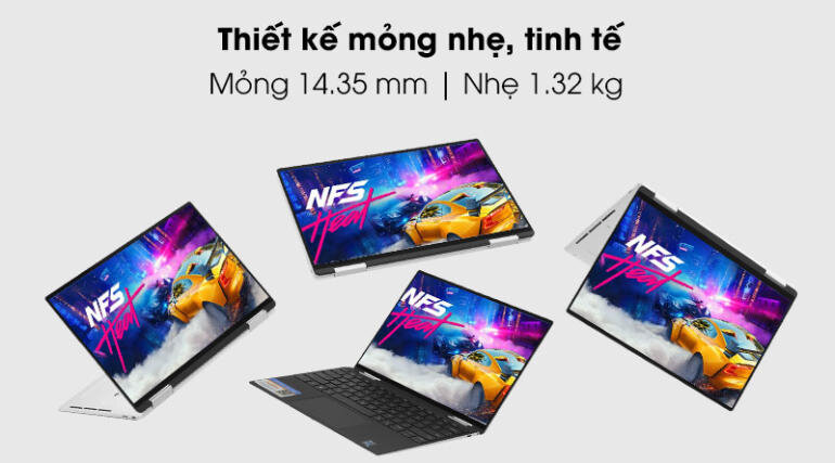 Thiết kế mỏng nhẹ, bền bỉ từ kim loại nguyên khối