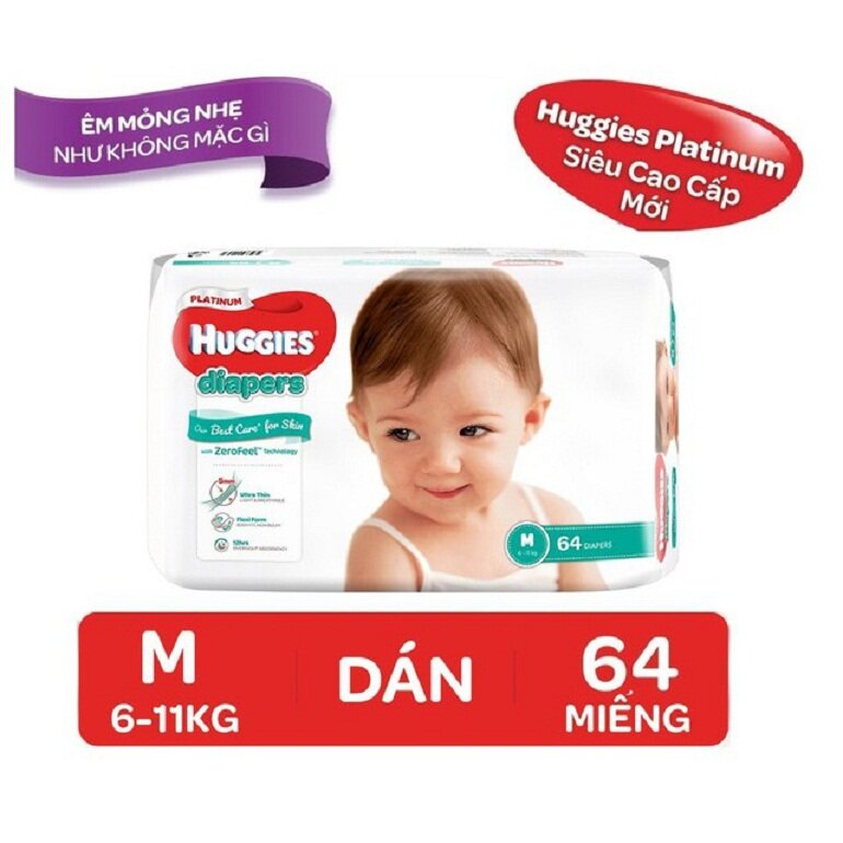 Tã dán Huggies Platinum siêu cao cấp