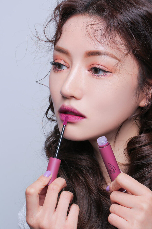 Bảng màu son kem 3CE Velvet Lip Tint