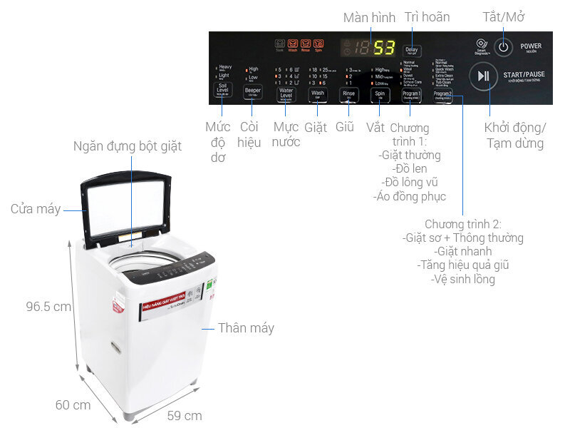 Máy giặt LG T2385VS2W