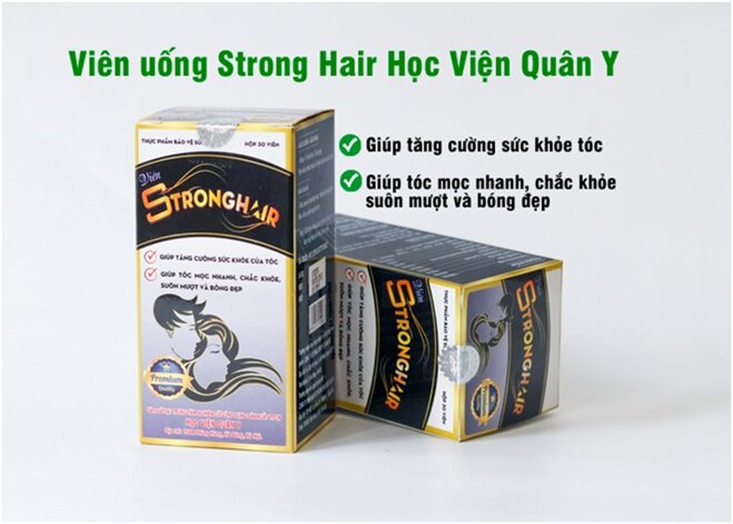 viên mọc tóc strong hair và dầu gội bưởi & bồ kết herbario