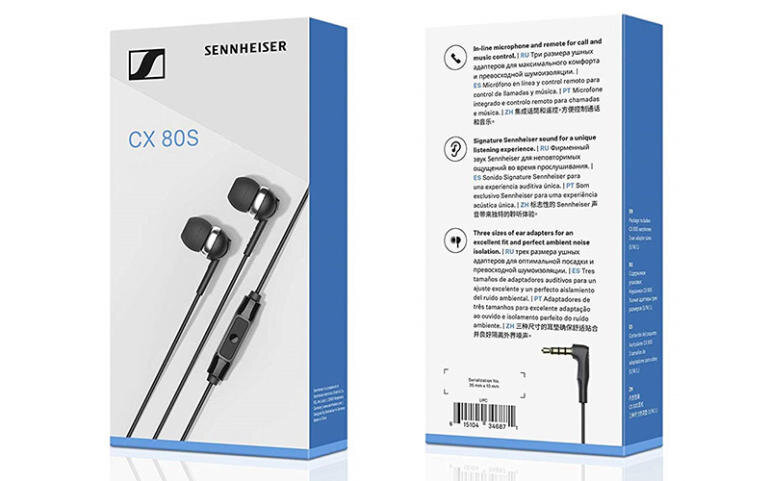Đánh giá thiết kế tai nghe Sennheiser CX 80S