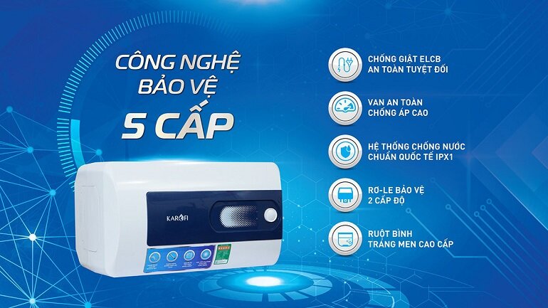 Bình nóng lạnh Karofi KBO-R300