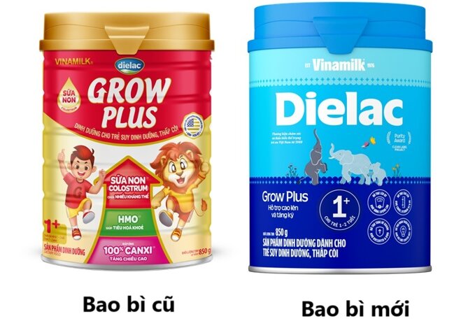 Sữa Dielac Grow Plus Xanh mới là 