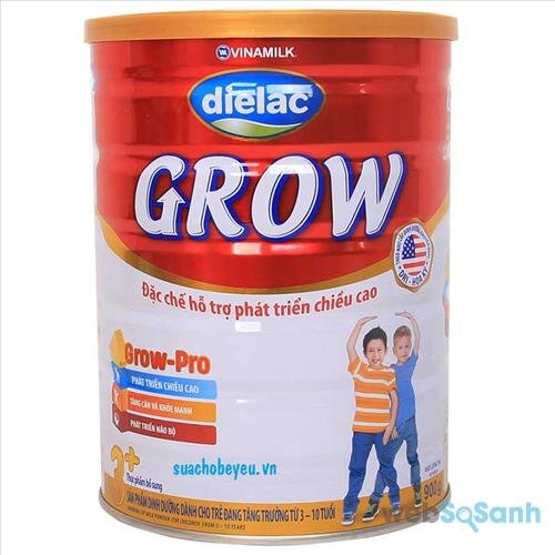 Sữa bột Vinamilk tăng chiêu cao Dielac Grow 