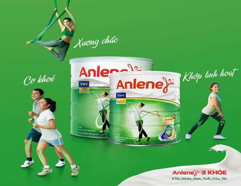 Sữa Anlene cho người già