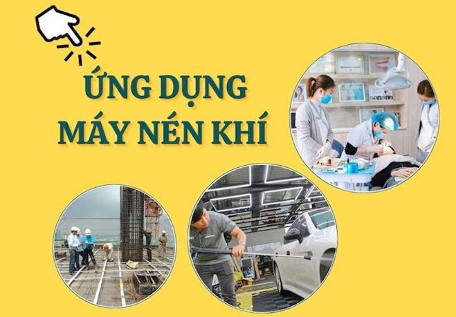 Ứng dụng của máy nén khí