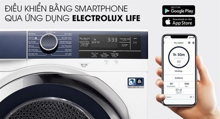 máy giặt cửa ngang electrolux