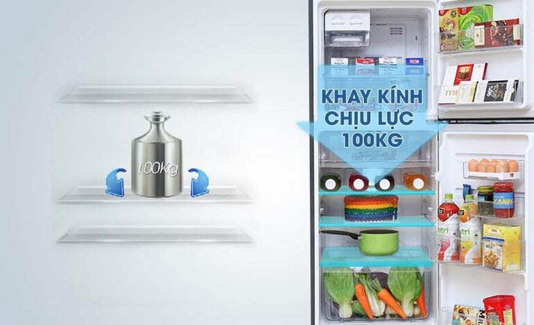 Tủ lạnh Electrolux có khay kính chịu lực