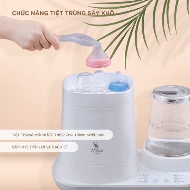 Hướng dẫn cách sử dụng máy đun nước, tiệt trùng và sấy khô 3in1 MB018