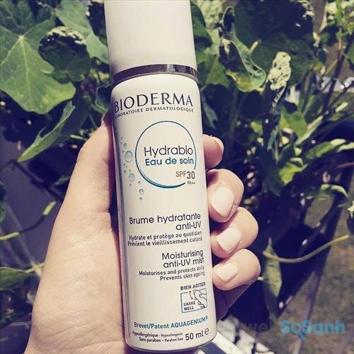 Xịt dưỡng chống nắng Bioderma Hydrabio Eau de Soin SPF 30