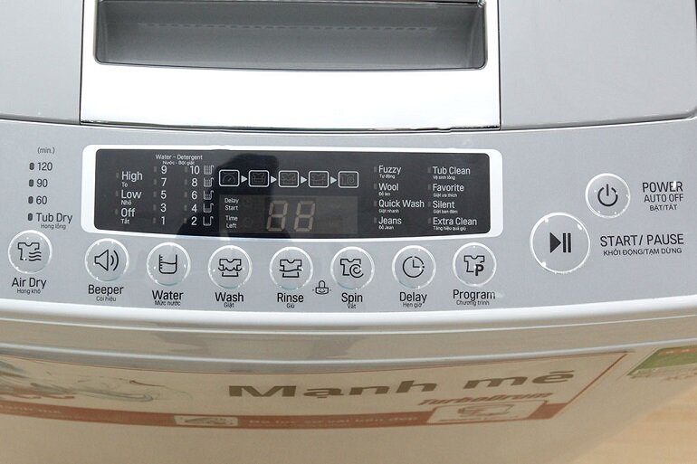 Máy giặt LG 8 kg WF-S8019BW