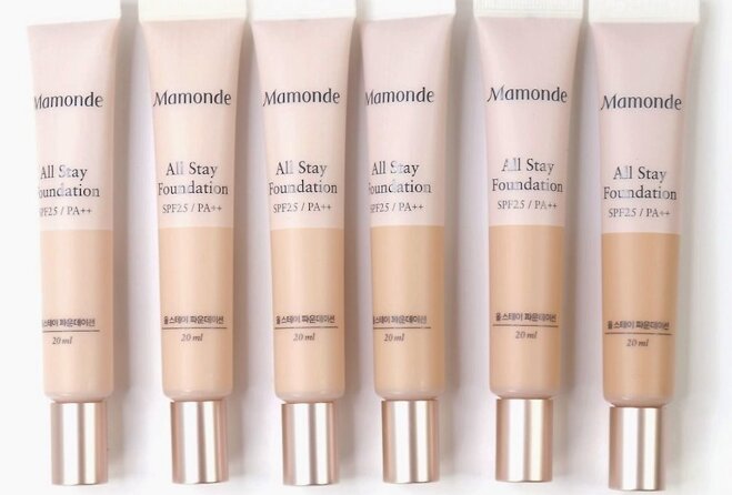 Kem che khuyết điểm Hàn Quốc Mamonde All Stay Foundation