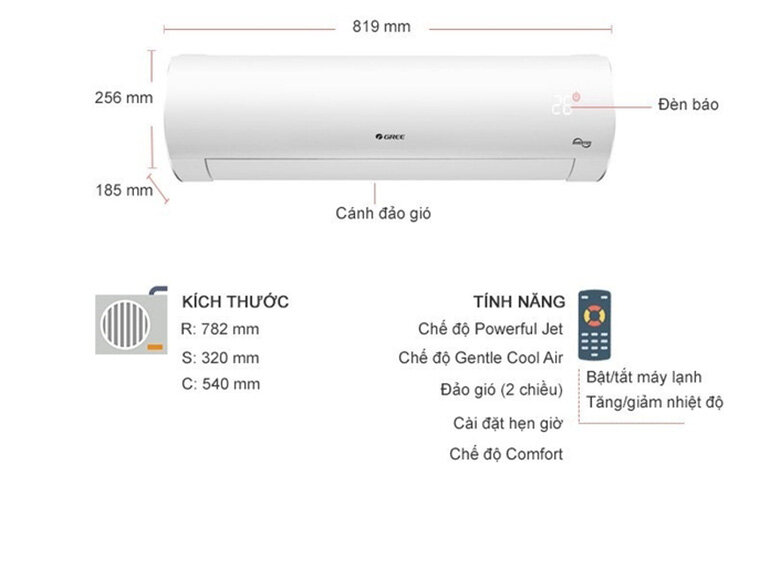 Điều hòa Gree Inverter 12000BTU GWC12FB-K6D9A1W