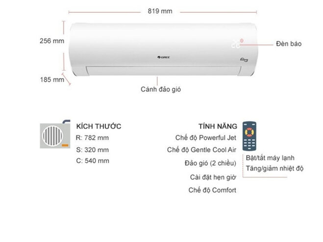 Điều hòa Gree Inverter 12000BTU GWC12FB-K6D9A1W