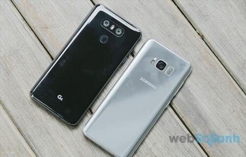 so sánh điện thoại S8 và LG G6 loại nào hiển thị tốt hơn