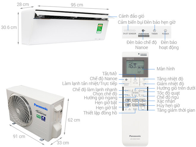 Máy có thiết kế hiện đại và thông minh