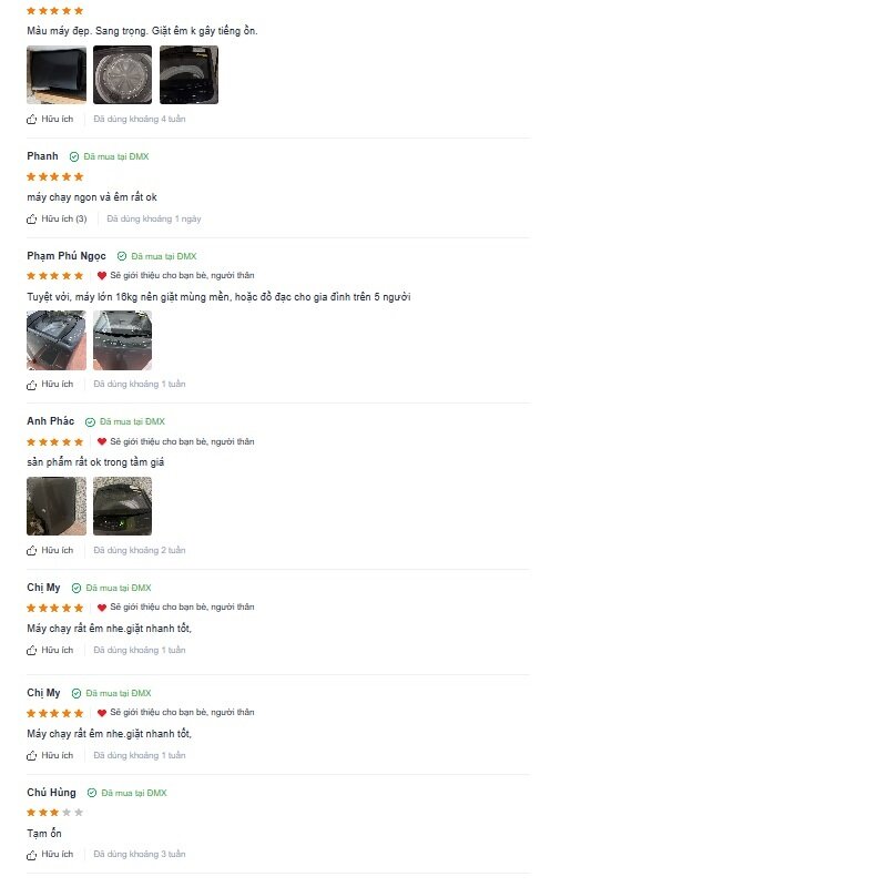 User reviews about the quality of the LG TV2516DV3B washing machine